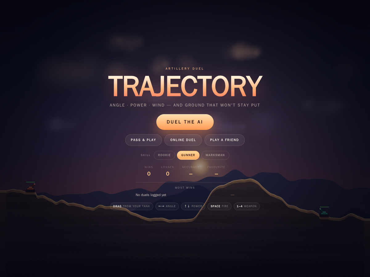 Screenshot of Trajectory